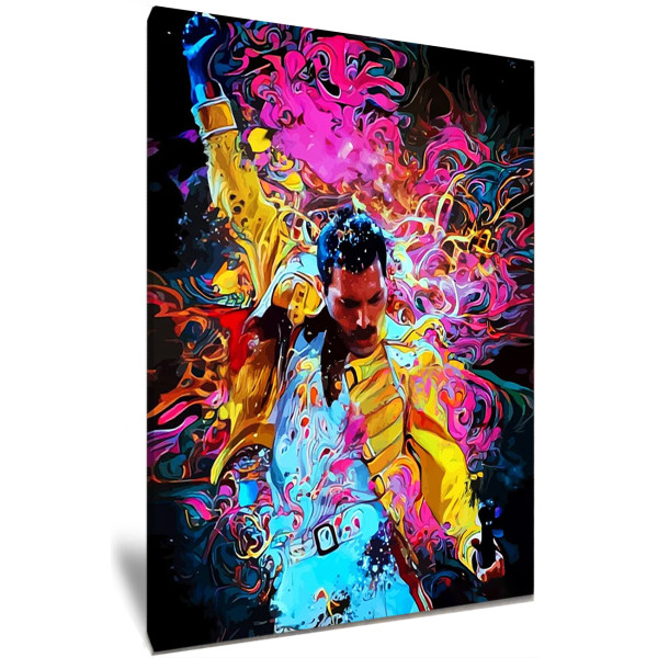 Paint Splash Freddie Mercury