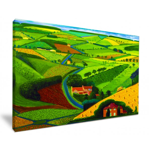 The Road Across The Wolds By David Hockney
