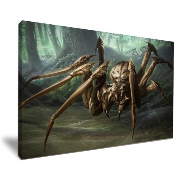 Scary Silk Spider