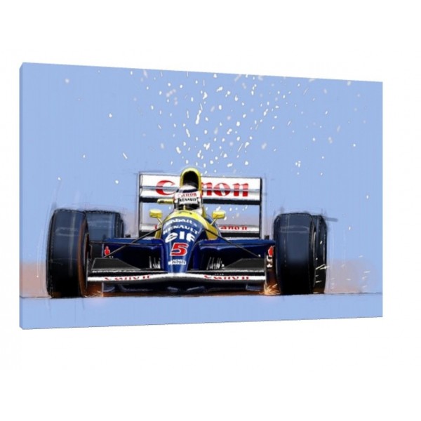 Nigel Mansell - F1 Racing Driver